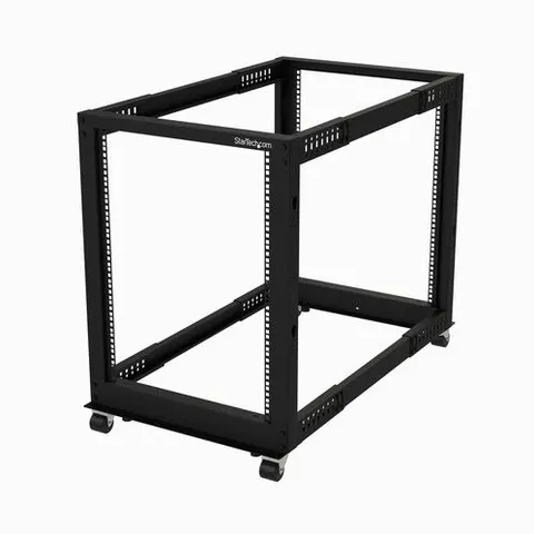 StarTech.com 4POSTRACK15U rack indipendenti Nero (4POSTRACK15U) – immagine 1