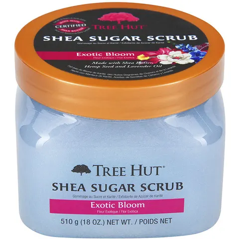 Tree Hut Shea Sugar Scrub Exotic Bloom - 510g – image 1