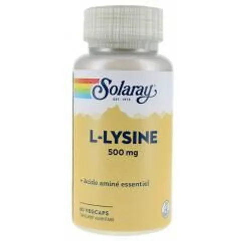 SOLARAY L-Lysine 500mg 60cáps – imagen 1