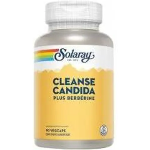 Solaray yeast cleanse plus berberine 90vcap. – imagen 1