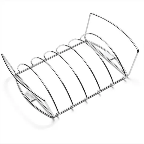 Weber Spare-Rib-Halter inkl. Bratenkorb – Bild 1