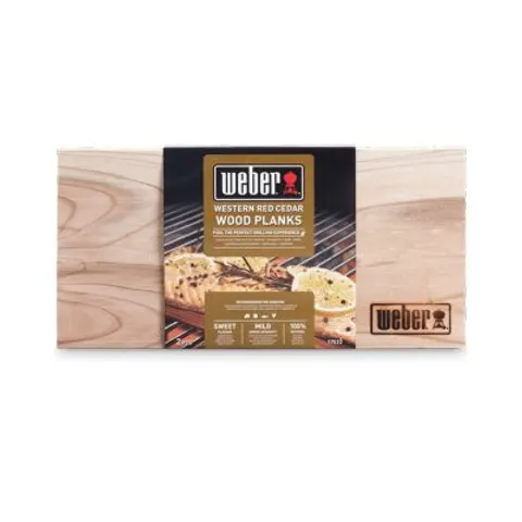 Plancha WEBER planches à fumer en cèdre – image 1