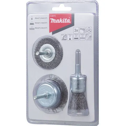 Makita D-66070 Set 3 brosses perceuses – image 1