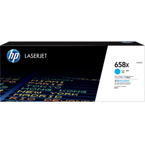 HP 658X toner cian XL – imagen 1