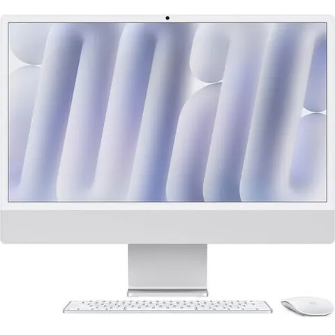 Apple iMac Retina 24" 4.5k M4 Core 8 Cpu 8 Gpu 256gb-argento – immagine 1
