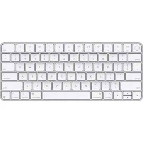 Apple Magic Keyboard mit Touch ID (USB-C), Silber, Bluetooth, US Englisch – Bild 1