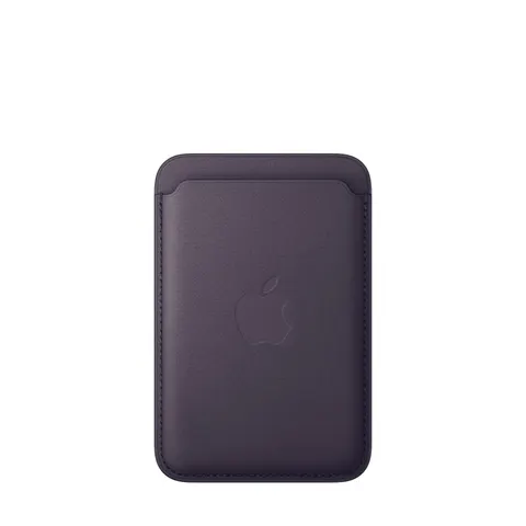 Apple iPhone Feingewebe Wallet mit MagSafe (mitternachtsviolett) – Bild 1