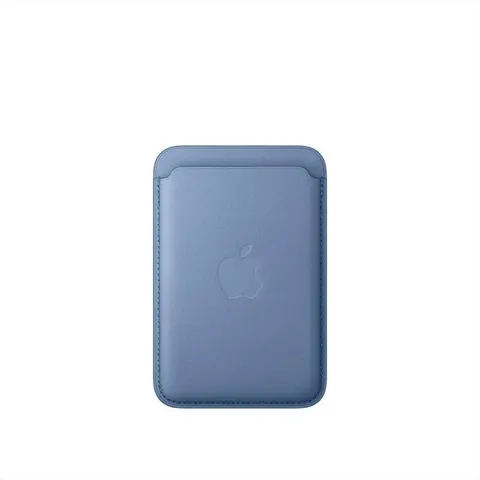 Apple iPhone Feingewebe Wallet mit MagSafe, Hyazinthenblau – Bild 1