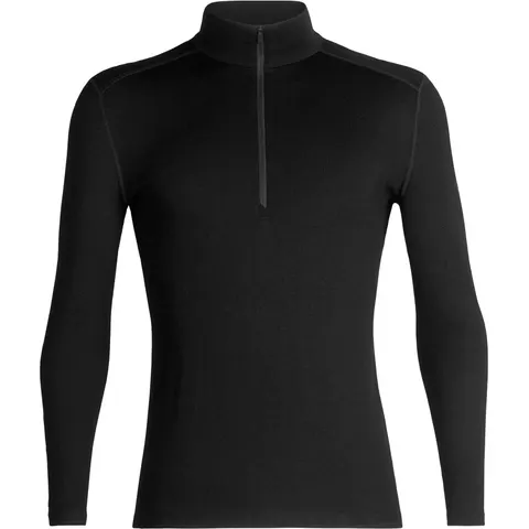 260 Tech LS Half Zip Thermoshirt Heren Black L – afbeelding 1