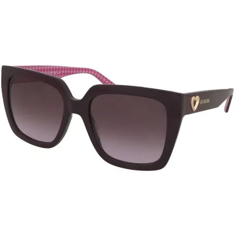 Love Moschino Oversized Square Sunglasses – GREEN PATTERN – image 1
