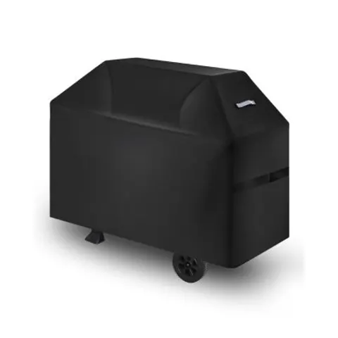 VEVOR Housse barbecue 1320mm, polyester 600D, imperméable, sangles, noir. – image 1
