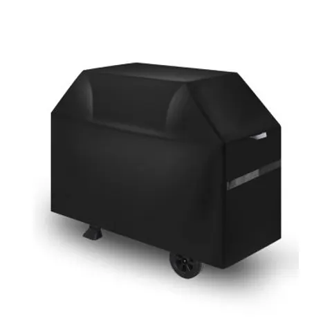 VEVOR Housse barbecue 1229mm, polyester 600D, imperméable, sangles, noir. – image 1