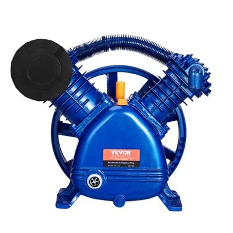 VEVOR Compressorunit Zuigercompressor Luchtcompressor 5,5 Pk Dubbele Cilinder – afbeelding 1