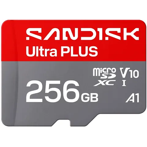 SanDisk SCHEDA MICROSD Ultra Plus A1 V10 256GB – immagine 1