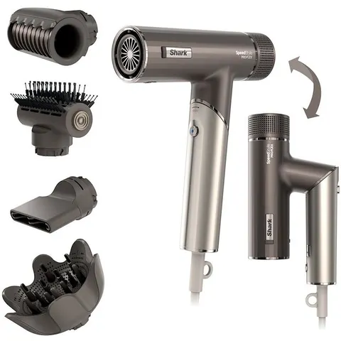 SHARK NINJA Asciugacapelli e styler Speedstyle Pro Flex Moka metallizzato – immagine 1