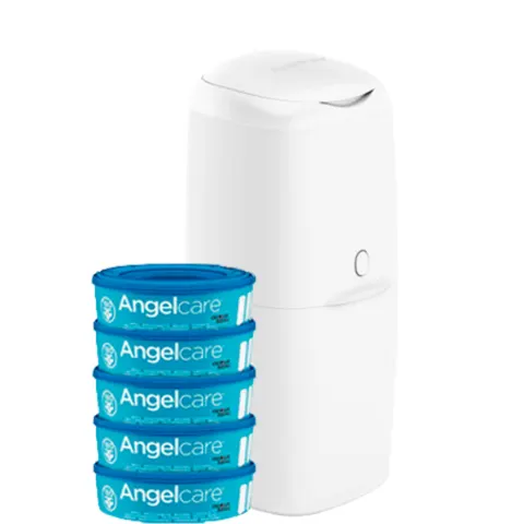Contenitore per pannolini Angelcare e 5 ricariche – immagine 1
