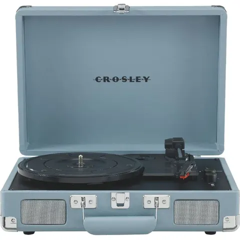 Crosley Tocadiscos portátil con bluetooth turmalina – imagen 1