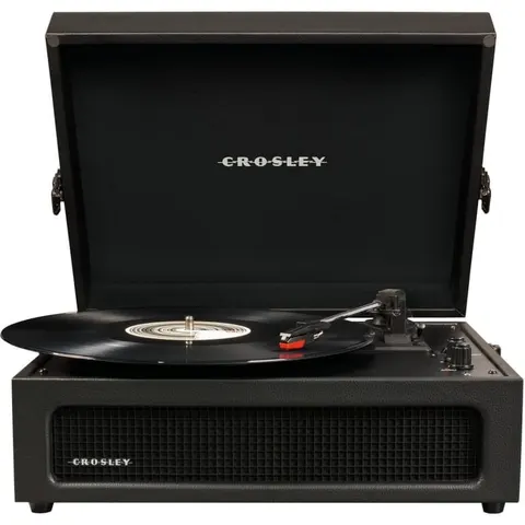 Crosley Tocadiscos portátil con bluetooth negro – 250672 – imagen 1