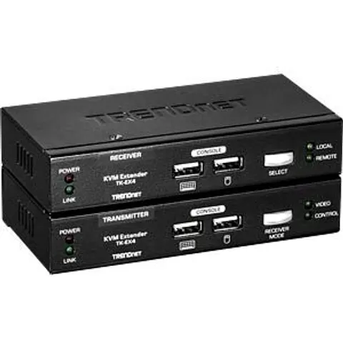 TRENDnet TK-EX4 KVM Extension Kit - KVM-Extender – Bild 1