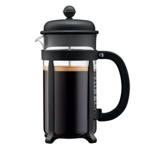 Cafetière à piston 8 tasses Java noir – image 1