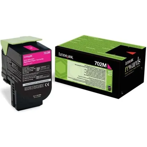 Lexmark 702M toner magenta – 70C20M0 – imagen 1