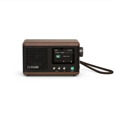 PURE Classic Mini Digitalradio, Digital, DAB+, FM, Bluetooth, Coffee Black – Bild 1
