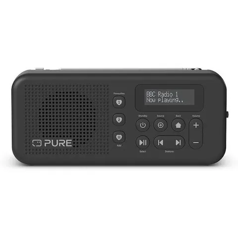Pure Radio Portatile Dab+ E Fm Con Bluetooth Elan Move-nero – immagine 1