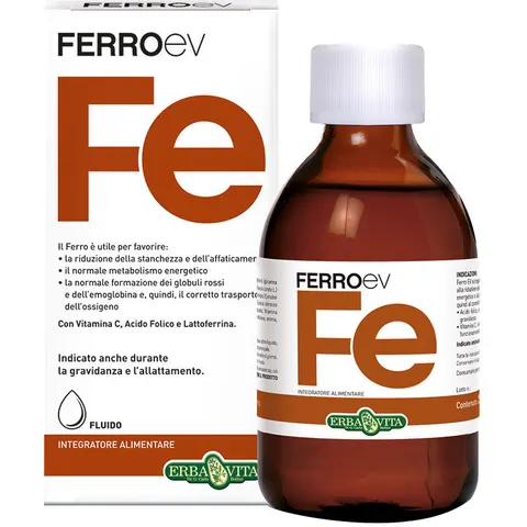 Erba Vita Ferro EV Sciroppo, 250 ml – immagine 1