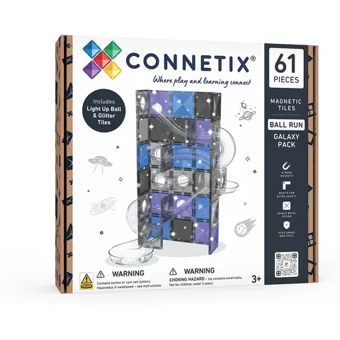 Connetix Ball Run Galaxy pack - 61 pièces Glitter taille unique – image 1