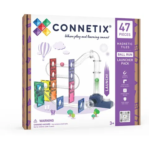 Connetix Ball Run Launcher pack - 47 pièces Rainbow taille unique – image 1