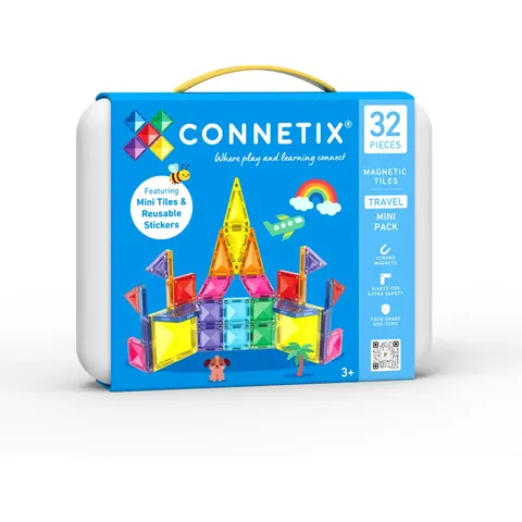 Connetix Mini Pack de viaje 32 piezas – imagen 1