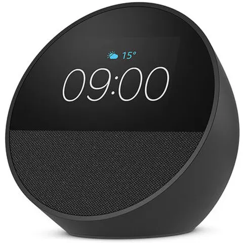 Amazon Echo Spot (2024) - Smart Speaker, schwarz – Bild 1