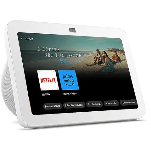 AMAZON Echo Show 8 (3ª Gen 2023)-bianco Ghiaccio – immagine 1