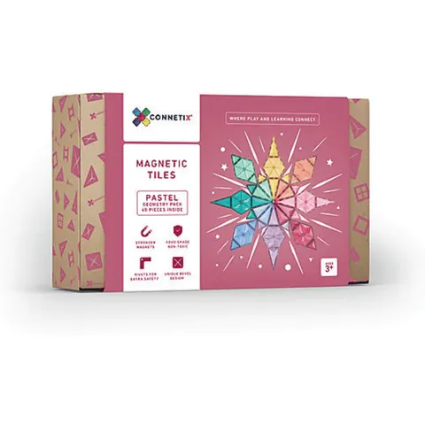 Connetix Formas Geométricas Pastel 40 Piezas – imagen 1