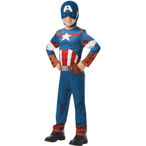 Captain America Classic - Child - Carnavalskleding – RUBIR640832T56 – afbeelding 1