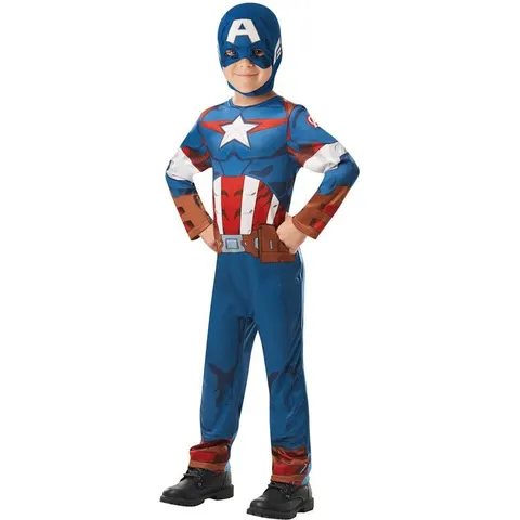 Captain America Classic - Child - Carnavalskleding – RUBIR640832T78 – afbeelding 1