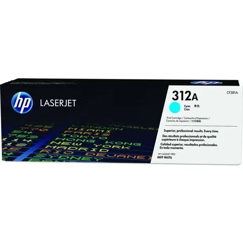 HP 312A (CF381A) toner cian – imagen 1