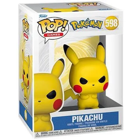 Funko Pop Pokémon Grumpy Pikachu Vinyl Figure No. 598 – image 1