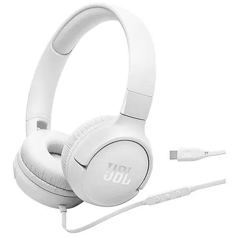 JBL TUNE 520C CUFFIE, Bianco – immagine 1