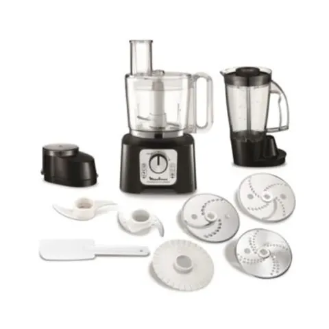MOULINEX Double Force Compact Robot multifonction, 2 sorties moteur, 2 vitesses, Blender Smoothies et Shakes, 9 accessoires – image 1