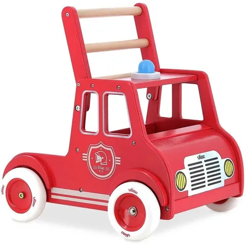 Chariot de marche Camion de pompiers - Vilac – image 1