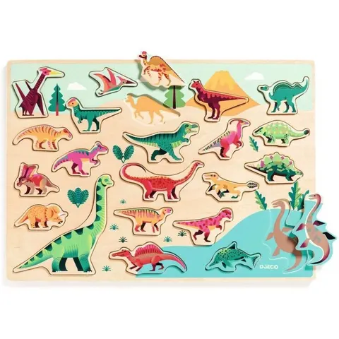 Inlegpuzzel - dinosaurussen II – afbeelding 1
