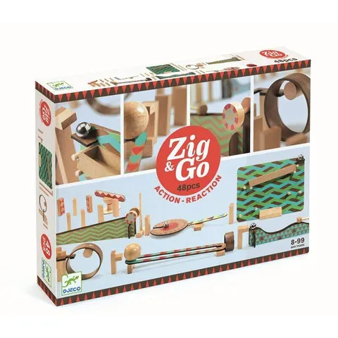 Djeco Zig & Go 48 Stuks – afbeelding 1