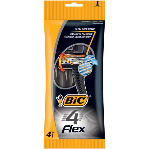 BIC® Einwegrasierer FLEX 4 St. – P00007750 – Bild 1