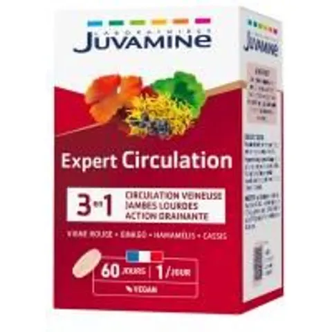 Juvamine Expert Circulation 60 Unités - Boîte 60 comprimés – image 1