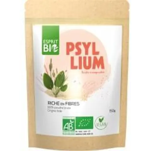 Esprit Bio Psyllium Téguments Bio 150 g - Sachet 150 g – image 1