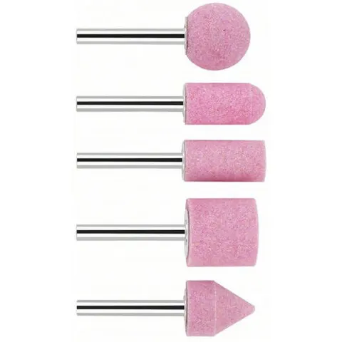 BOSCH Schleifstifte-Set 5-teilig 6 mm – Bild 1
