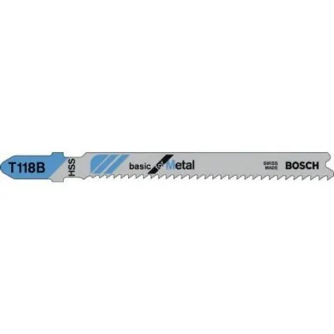 Bosch T 118 B Basic for Metal Jigsaw Blade – Grey – image 1