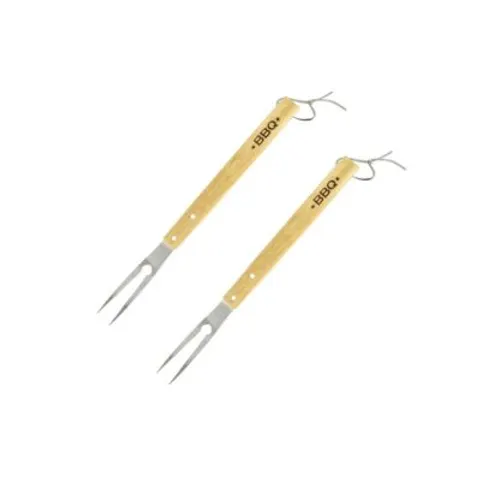 Ensemble de 2 Fourchettes à barbecue 42 cm Fackelmann BBQ Edition – image 1