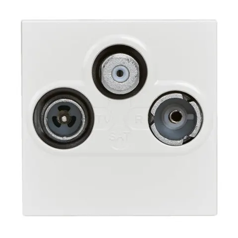Mécanisme prise TV / FM / Sat Mosaïc – Blanc – image 1